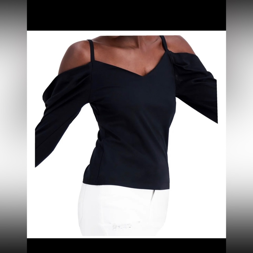 NWT INC International Concepts Women’s Cold-Shoulder Top Large